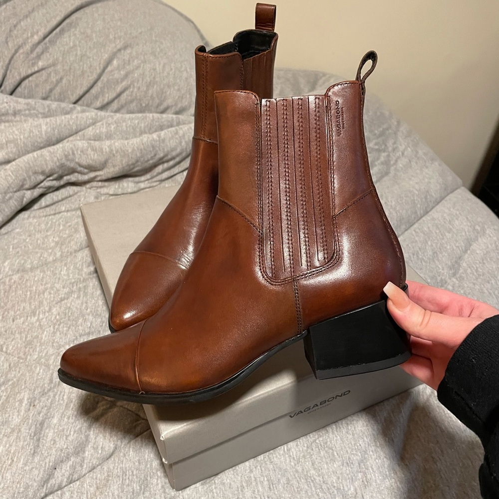 COPY - Vagabond Marja Brandy Brown Ankle Boots